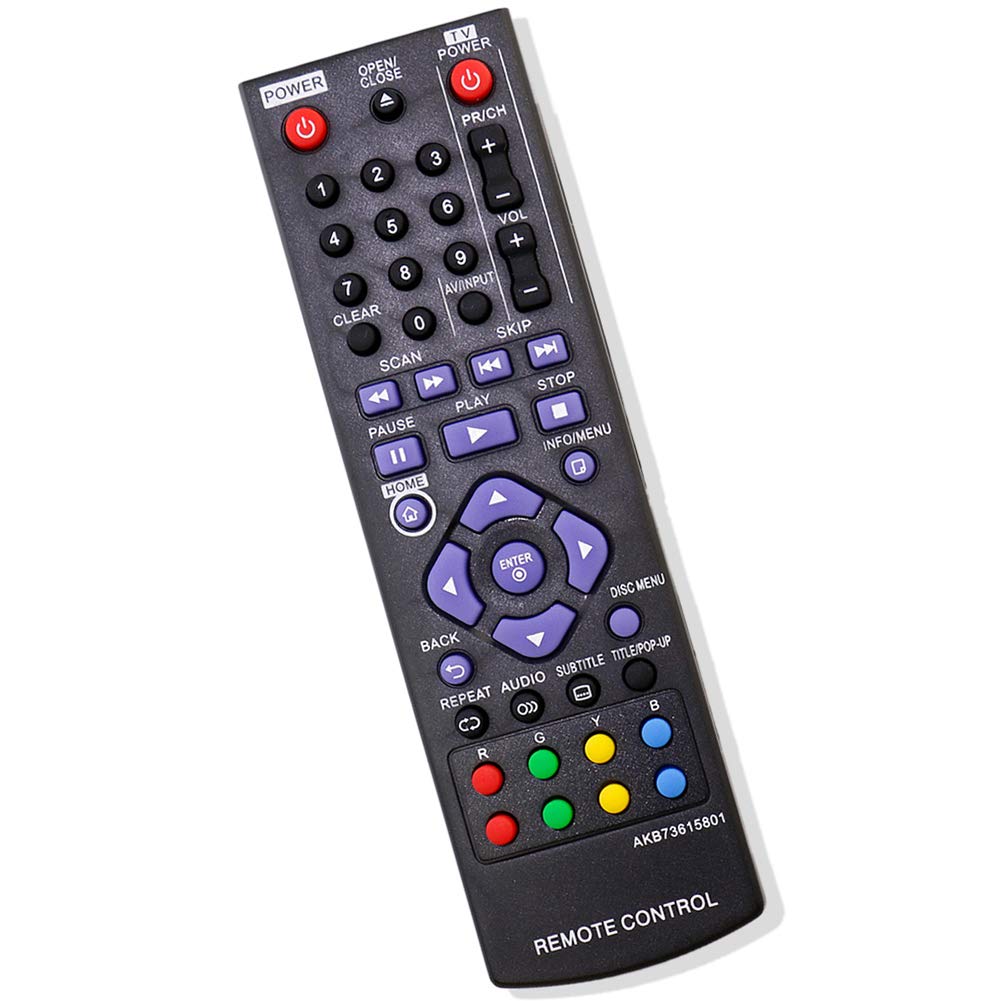 New Replacement Remote Control AKB73615801 fit for LG Blu-ray BP320 BP220 BP200 BP325W BP125 BP220N BP320N BP325