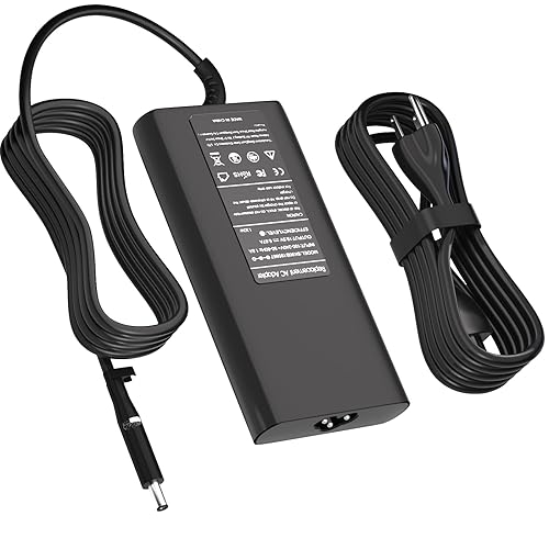 VillaCool 130W 19.5V 4.5mm tip Power Supply AC Laptop Charger Compatible with Dell Precision 3520 5540 M5520 5530 7530,XPS 15 9560 7590 AC Charger