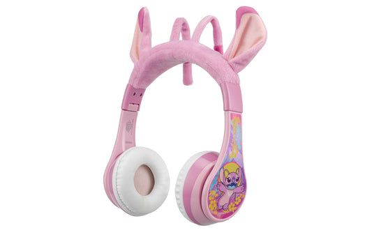 Disney Stitch Angel Bluetooth Headphones for Kids, Wireless Headphones