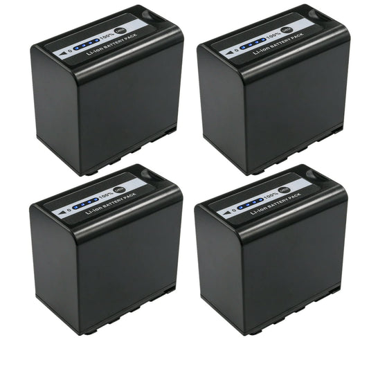 Kastar AG-VBR89G Battery 4-Pack Replacement for Panasonic AJ-UX90, AJ-UX180, HC-X1, LUMIX BGH1 Cinema 4K Box Camera, AG-VBR59, AG-VBR89G, AG-VBR118G