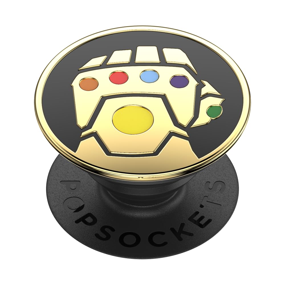 PopSockets Phone Grip with Expanding Kickstand, Adhesive Grip, Enamel - Infinity Gauntlet