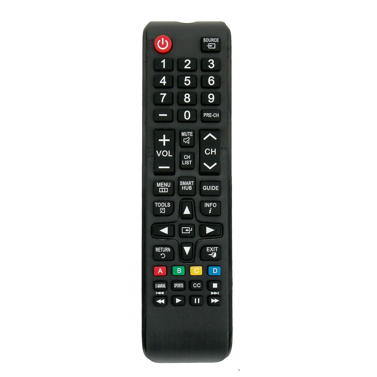Replace Remote Control for Samsung TV UN65JU639DF UN58J5190BF UN50J5201AF UN58J5190AF
