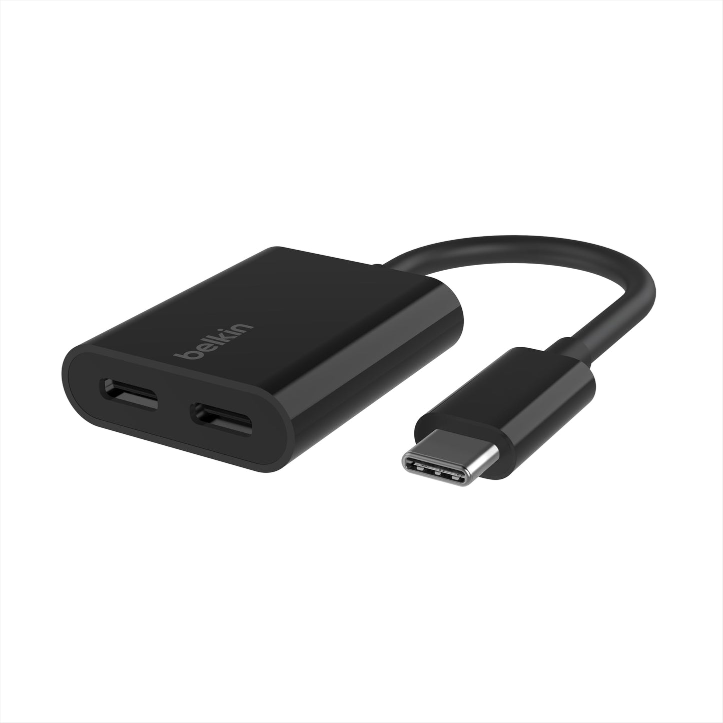 Belkin RockStar USB-C Audio + Charge Adapter, Headphone Adapter w/ USB-C 60W Power Delivery Fast Charging for iPhone, iPad Pro, Galaxy, Note, Google