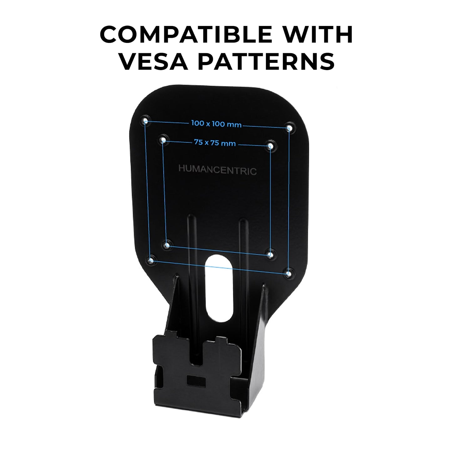 HumanCentric VESA Mount Adapter Bracket Compatible with Dell ST-Series Monitors ST2420L, ST2421L/LB, ST2220M/LC, ST2321L/LF, ST2320L (V3)