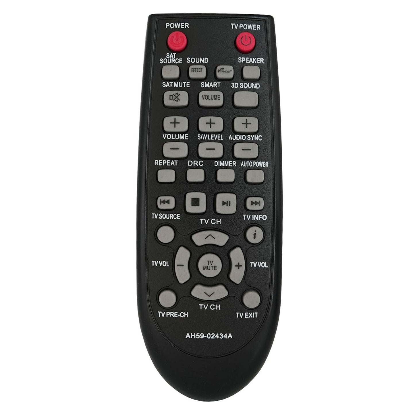 Replaced Remote fit for Samsung Sound Bar Home Theater HWE450 HWE450C HWE550 HWE551 PSWE450 HW-E450/ZA HW-E450C/ZA HW-E550/ZA HW-E551/ZA