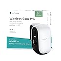 WUUK Add-on Security Camera Wireless Outdoor, Requires Base Station, Home Security Cameras Wireless Outdoor, 2K, No Monthly Fee, Motion Alert, Night