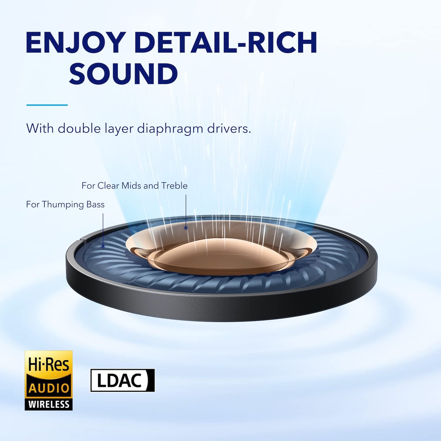Soundcore by Anker Space A40 Adaptive Active Noise Cancelling Earbuds