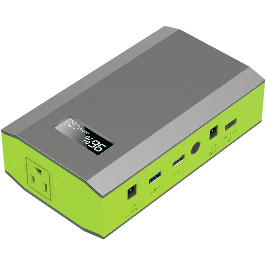 Portable Power Bank with AC Outlet, 65W External Battery Pack Backup