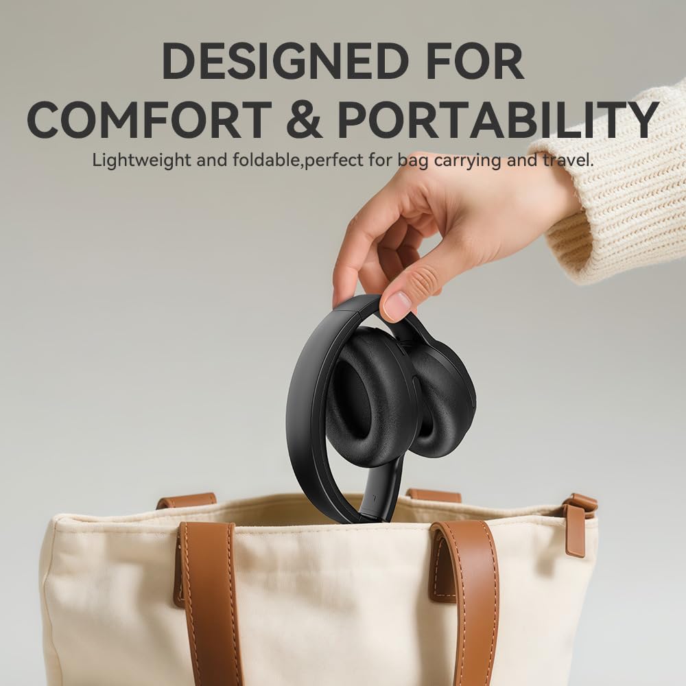 MZYDM Bluetooth Headphones Over Ear, 40 Hours Playtime Wireless Headphones with Microphone,5.3 Bluetooth, HiFi Stereo Foldable Lightweight Headset