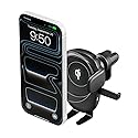 iOttie Easy One Touch Wireless 3 Air Vent Car Mount, Qi Fast Charging Phone Holder, One-Handed Auto Clamp, Secure Vent Clip, Adjustable Viewing