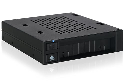 ICY DOCK 1 Bay 2.5 SAS/SATA HDD/SSD Docking Enclosure for External 3.5” Bay | flexiDOCK MB521SP-B