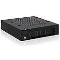 ICY DOCK 1 Bay 2.5 SAS/SATA HDD/SSD Docking Enclosure for External 3.5” Bay | flexiDOCK MB521SP-B