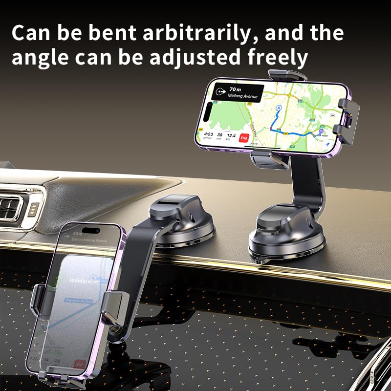 Mounted Holders Phone Holders for Your Car Phone Mount for Car Windshield Dashboard Air Vent Universal Desk Mounts Hands Free Automobile Cell Phone