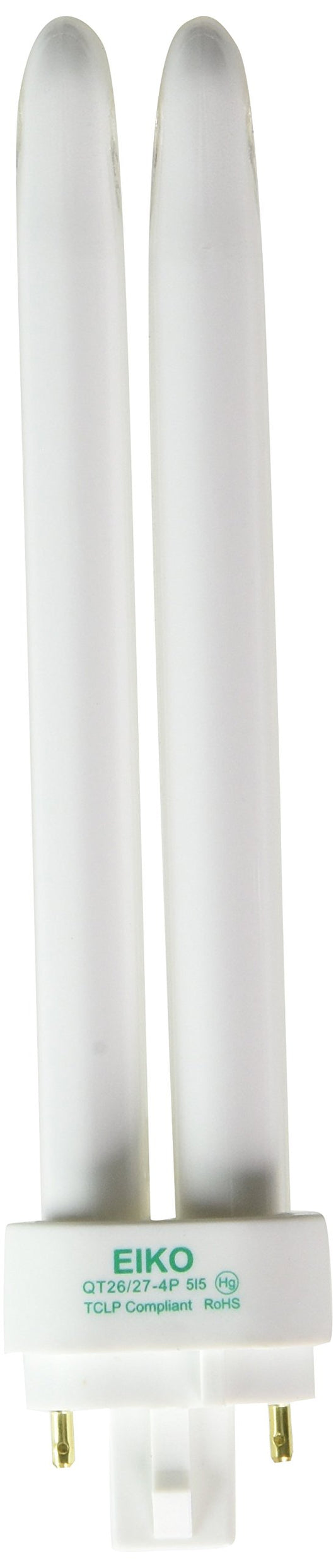 Eiko QT26/27-4P 26W Quad-Tube 2700K G24q3 4 Pin Base Fluorescent Halogen Bulbs