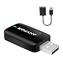 C5 2-in-1 Wireless CarPlay & Android Auto Adapter - Converts Factory Wired Connection to Wireless for Cars 2016+, Mini Plug & Play Car Play Dongle