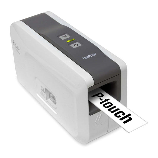 Brother PC-Connectable, 1” Wide Label Maker with Auto Cutter (PT-2430PC)