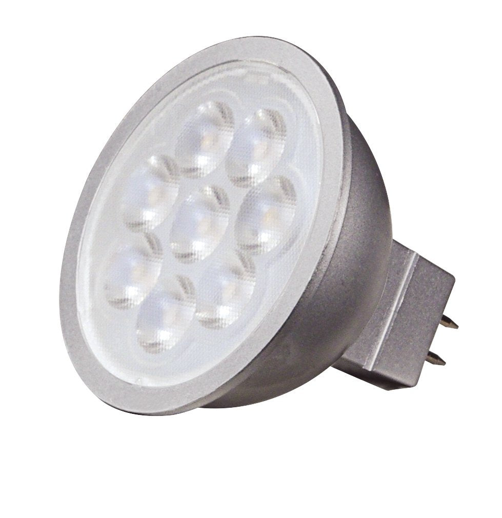 Satco S9499, 6.5MR16/LED/40'/50K/12V, (6 LED Light Bulbs)