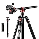 NEEWER Basics 70.9" Camera Tripod Monopod with Center Column & Ball Head, Quick Release Overhead DSLR Cell Phone Holder Stand Compatible with iPhone