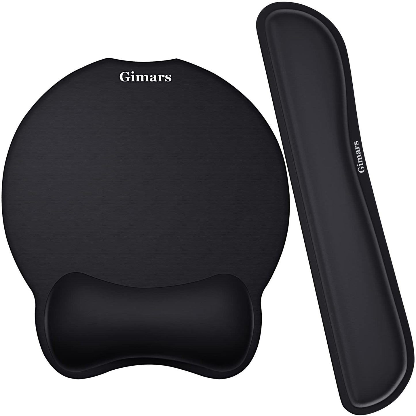 Gimars Upgrade Enlarge Superfine Fibre Soft Smooth Gel Ergonomic Mouse Pad Wrist Support and Keyboard Wrist Rest for Computer, Laptop, Mac, Gaming