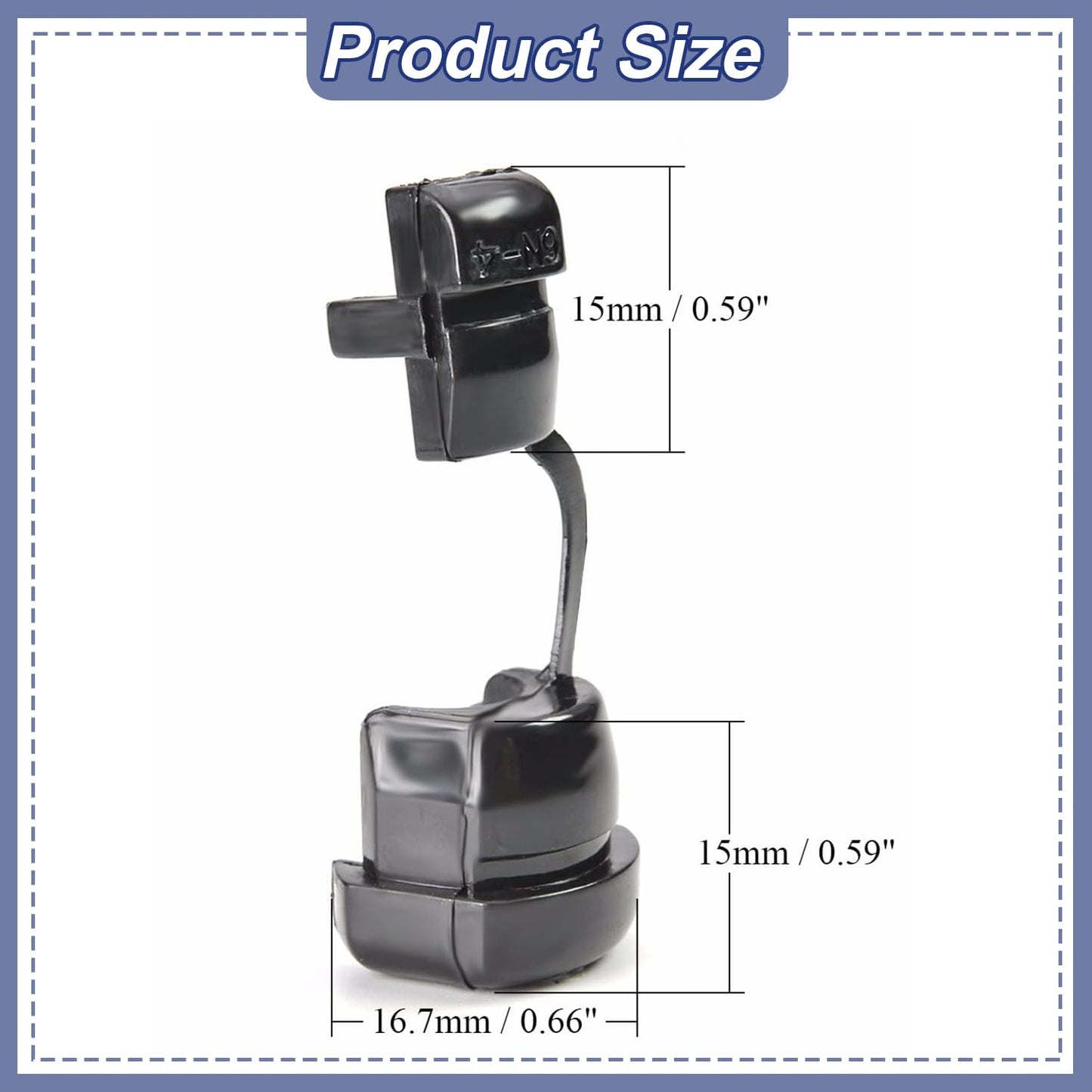 Fielect Round Cable Wire Strain Relief Bush Grommet Round Strain Relief Bushing Electric Cable Protection Cord Buckle 6N-4 40 Pcs