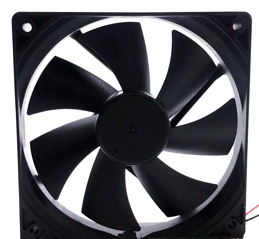 huayu for PY-1225H12S DC12V 0.35A 12CM 12025 Cooling Fan 2-Wire