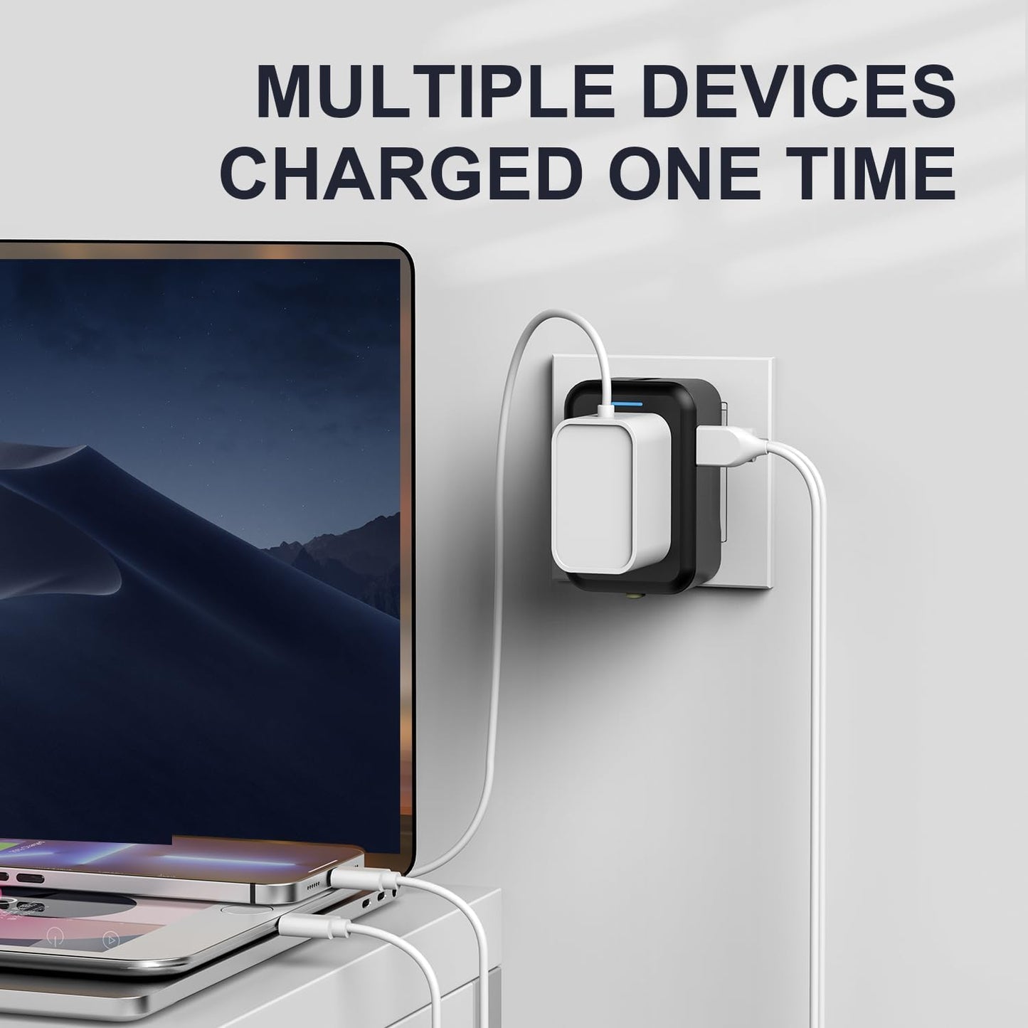 Universal Travel Adapter with USB C, International Power Plug Adapter All in One Worldwide Travel Adapter Power Converters Wall Charger AC Power Plug…