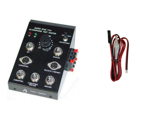 Workman Super Star T747 CB Radio Microphone Test Center Tester w/Power Cord