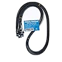 Dtlpty limited Extra Large Zip Ties Long Cable Ties Big Heavy Duty Outdoor Plastic Ties Thick 48 Inch 200 Lb,14 Pack