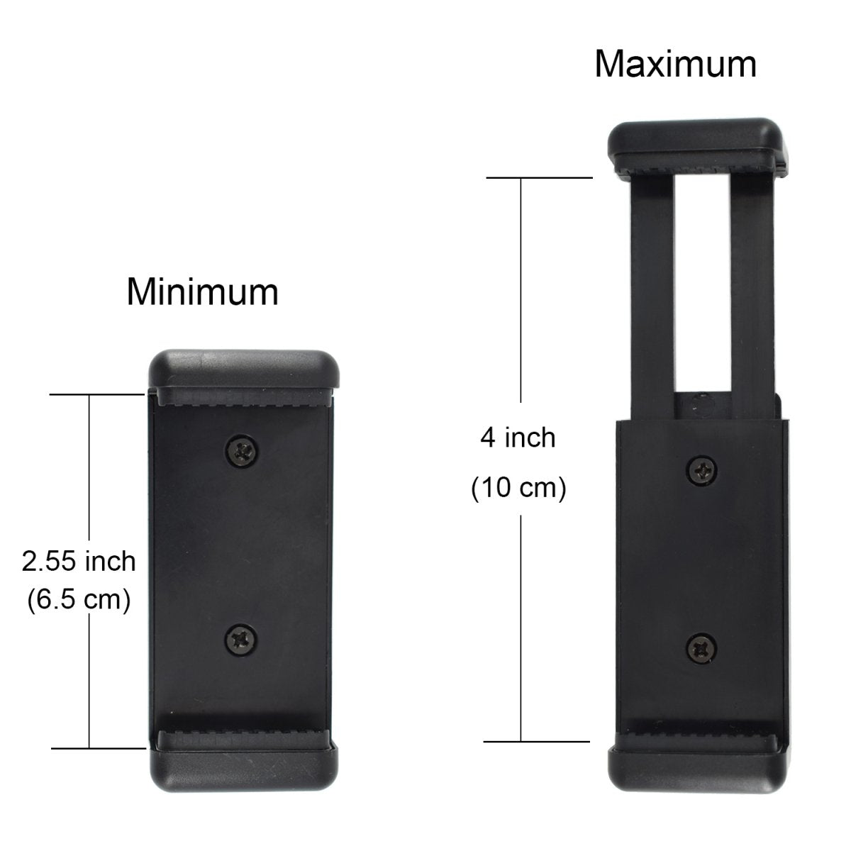 Universal Cell Phone Tripod Mount Adapter, OIMIO Phone Holder Clip Connector Head Used for Monopod Selfie Stick DSLR Travel Mini Flexible Tripod