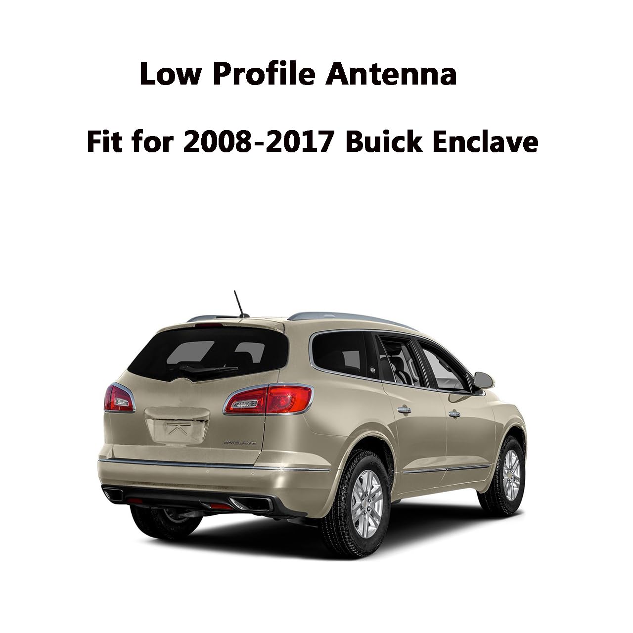 Short Antenna Fit for 2008-2017 Buick Enclave | 2013-2022 Buick Encore | 2019-2026 Buick Encore GX | Black 3 inches Antenna | Car Radio Antenna