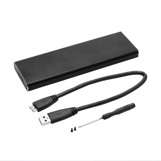 SSD to USB3.0 Hard Disk Enclosure External Case 6+12 Pin for 2010 Apple MacBook Air A1370 A1369