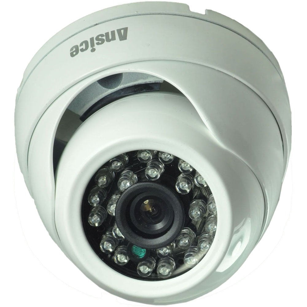 Ansice Wired Turret AHD CCTV Camera AHD 1080P 2.0MP 2MP White Metal Security Camera 2.8mm Lens CMOS Chips with IR-Cut Waterproof Infrared 24 pcs
