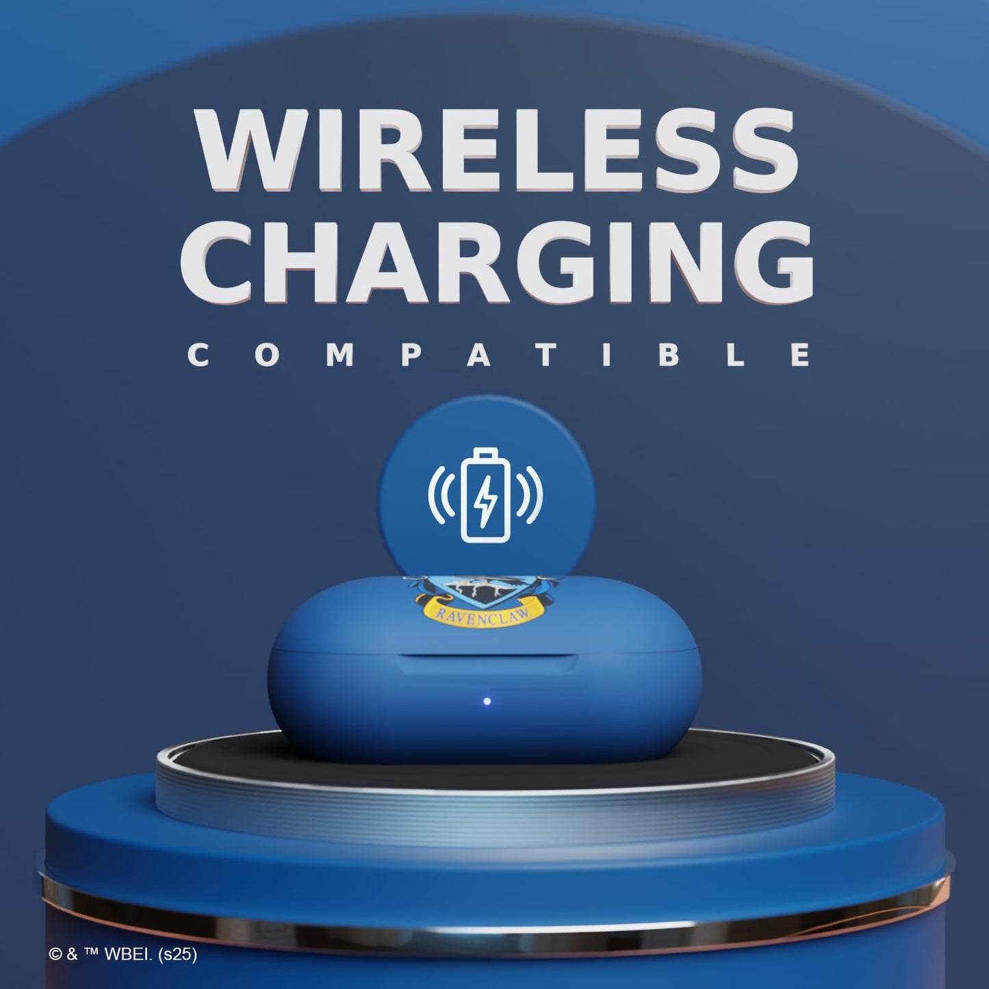 iJoy Harry Potter Ravenclaw Wireless Bluetooth Earbuds with Charging Case, Built-in Mic, 30 Hr Playtime, Officially Licensed | Harry Potter Gifts