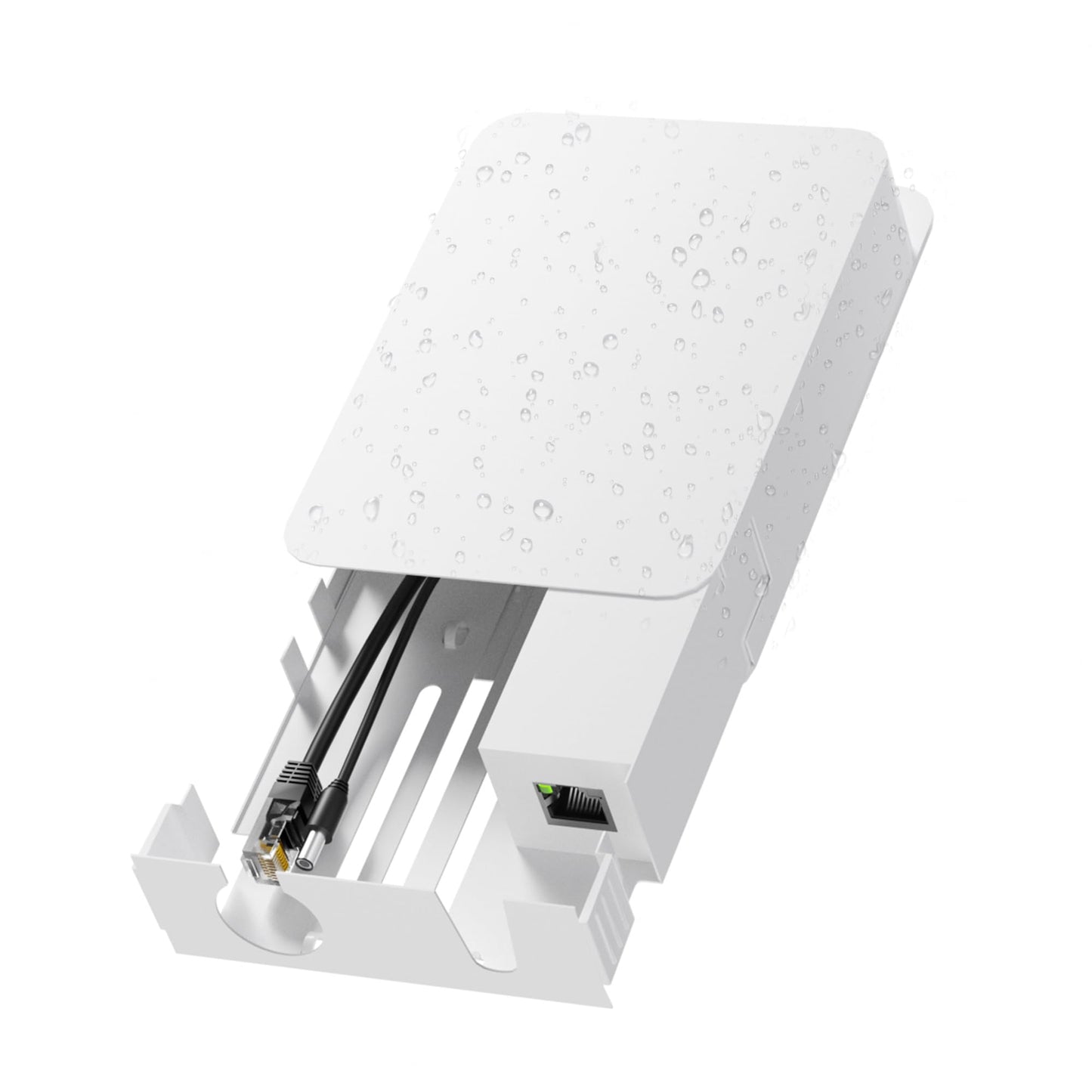Outdoor PoE Splitter 48V to 12V, IEEE 802.3af/at 10/100Mbps, Waterproof PoE Splitter with Surge Protection for AP, Bridge & Camera