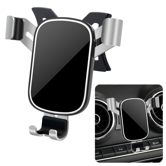 LUNQIN Car Phone Holder for Audi A3 S3 RS3 8V 2014 2015 2016 2017 2018 2019 2020 Auto Interior Accessories Best Phones Mount Cell Cellphone Mobile