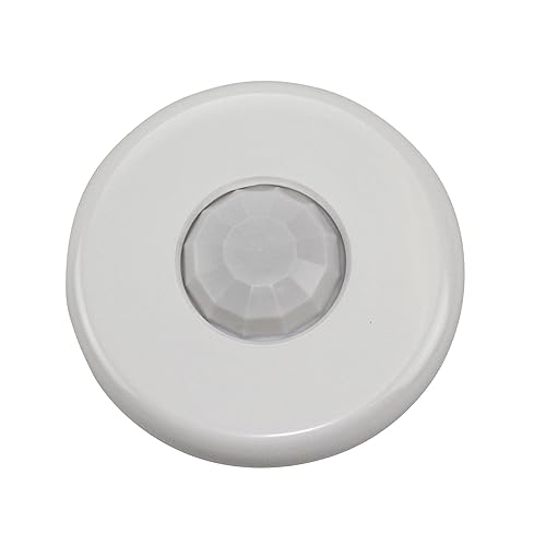 Wattstopper Motion Sensor, Pir Tile Ceiling Mount Occupancy Sensor, 1200 Sq. Ft, 24V White