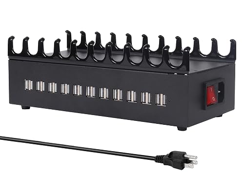 300W USB Charging Station, 22-Port Desktop Fast Charger Station for Multiple Devices, Organizer Charging Dock with Intelligent Protection for iPhone