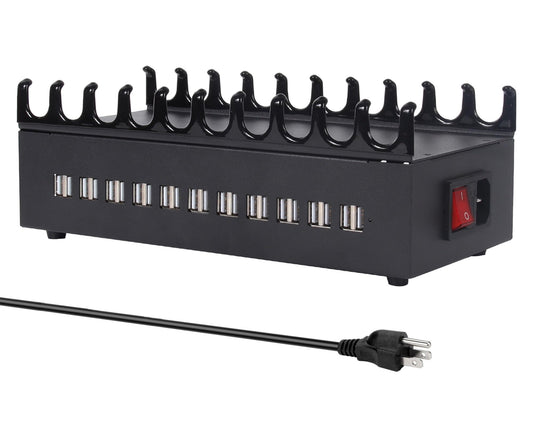 300W USB Charging Station, 22-Port Desktop Fast Charger Station for Multiple Devices, Organizer Charging Dock with Intelligent Protection for iPhone