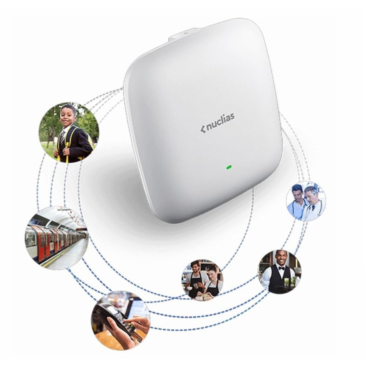 Nuclias by D-Link Wireless AC1300 Cloud-Managed Wave 2 MU-Mimo Access Point (DBA-1210P)