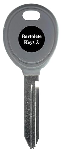 Bartolete Keys Replacement/Compatible with Transponder Key Blank Fits Jeep Wrangler with Do It Yourself Programming Instructions