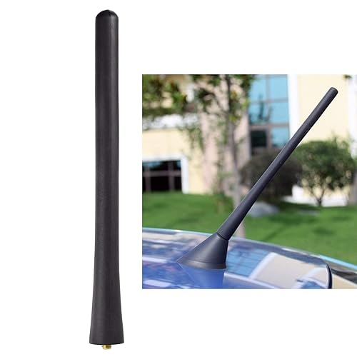 Bingfu Universal Vehicle Roof Mount Antenna Mast 6.3 inch Rubber Car Antenna Replacement