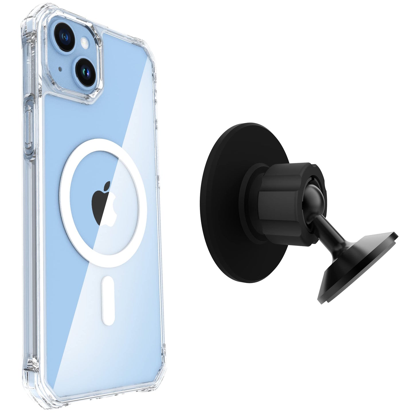 Scooch for MagCase Compatible with iPhone 14 Plus Bundled with MagMount, MagSafe Compatible Car Mount, MagSafe Compatible Car Mount