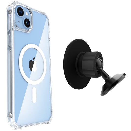 Scooch for MagCase Compatible with iPhone 14 Plus Bundled with MagMount, MagSafe Compatible Car Mount, MagSafe Compatible Car Mount