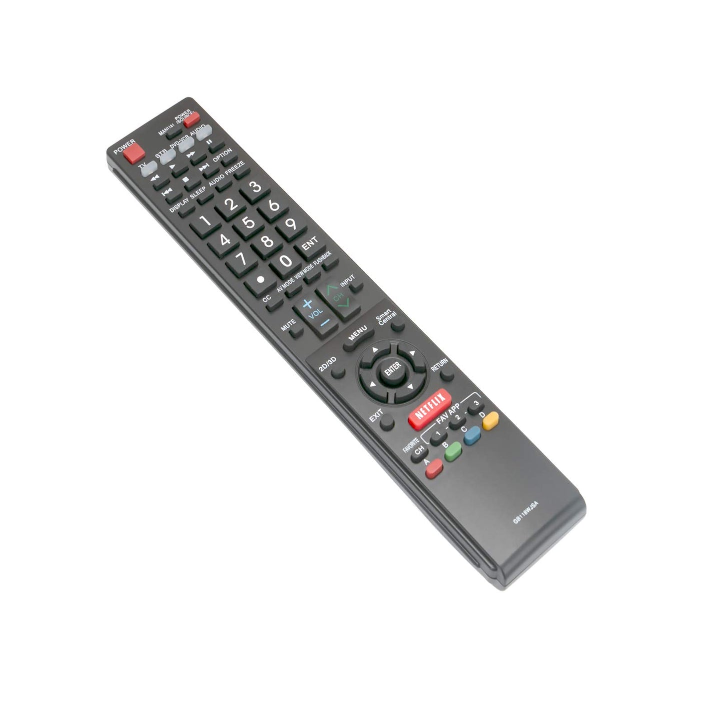 New GB118WJSA Replaced Remote Control Fit for Sharp LED HDTV LC-60EQ30U LC-60EQ10U LC-60LE660U LC-60SQ10 LC-60SQ17 LC-60SQ17U LC-60TQ15U LC-70EQ10U