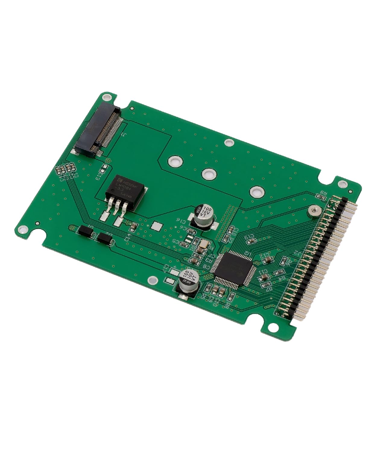 M.2 NGFF SATA SSD to 2.5 IDE 44pin Converter Adapter with Case for Computer Accessries