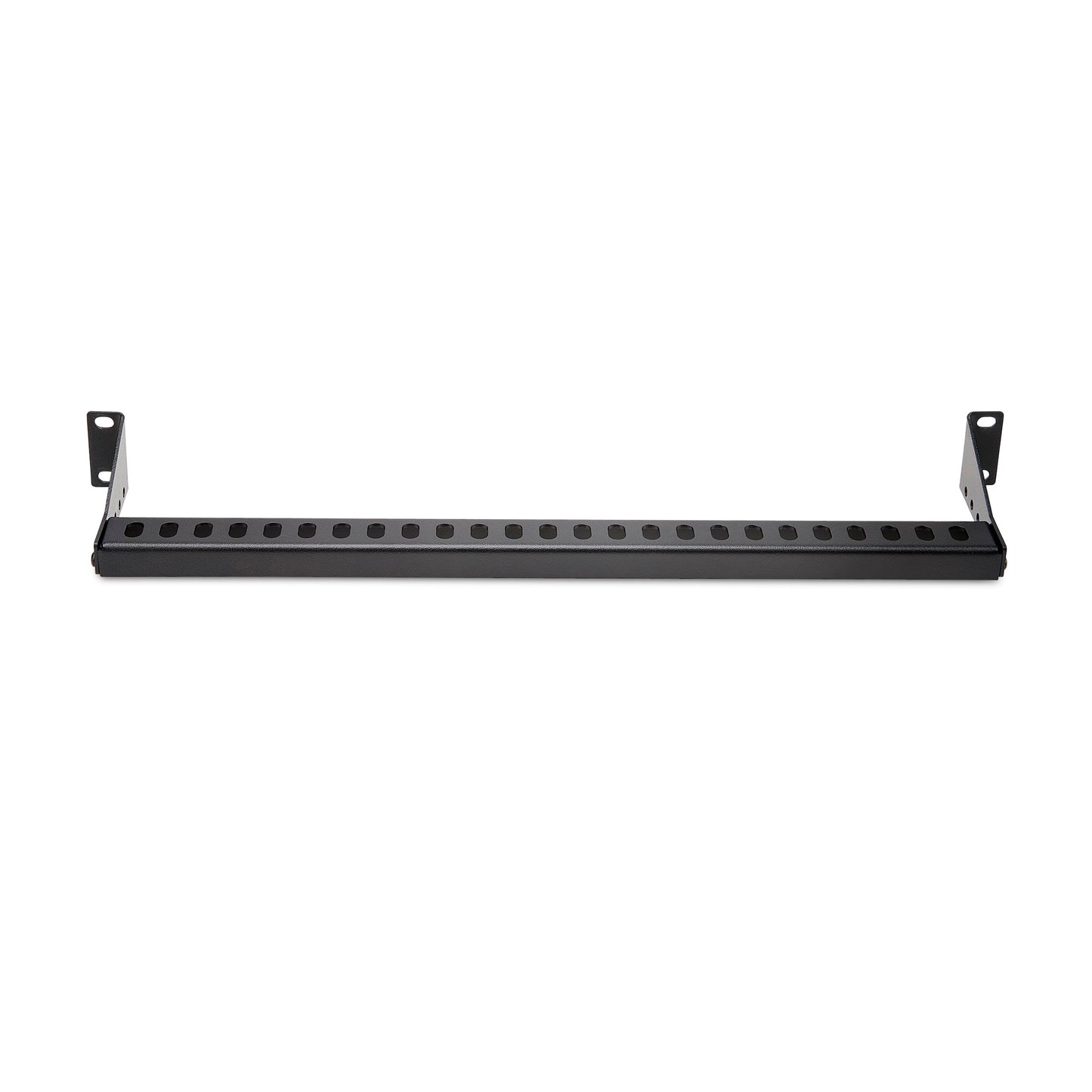 StarTech.com 1U Rack Mountable Cable Lacing Bar w/Adjustable Depth, Cable Support Guide for Organized 19" Racks/Cabinets, Horizontal Cable Guide for