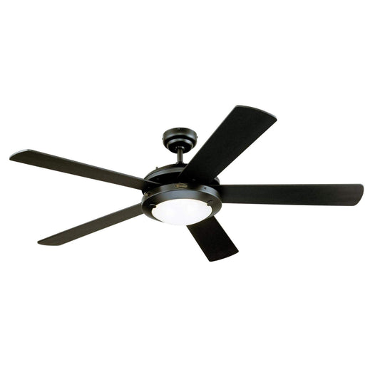 Westinghouse 7224200 Comet LED Ceiling Fan with Light, 52-Inch, Matte Black