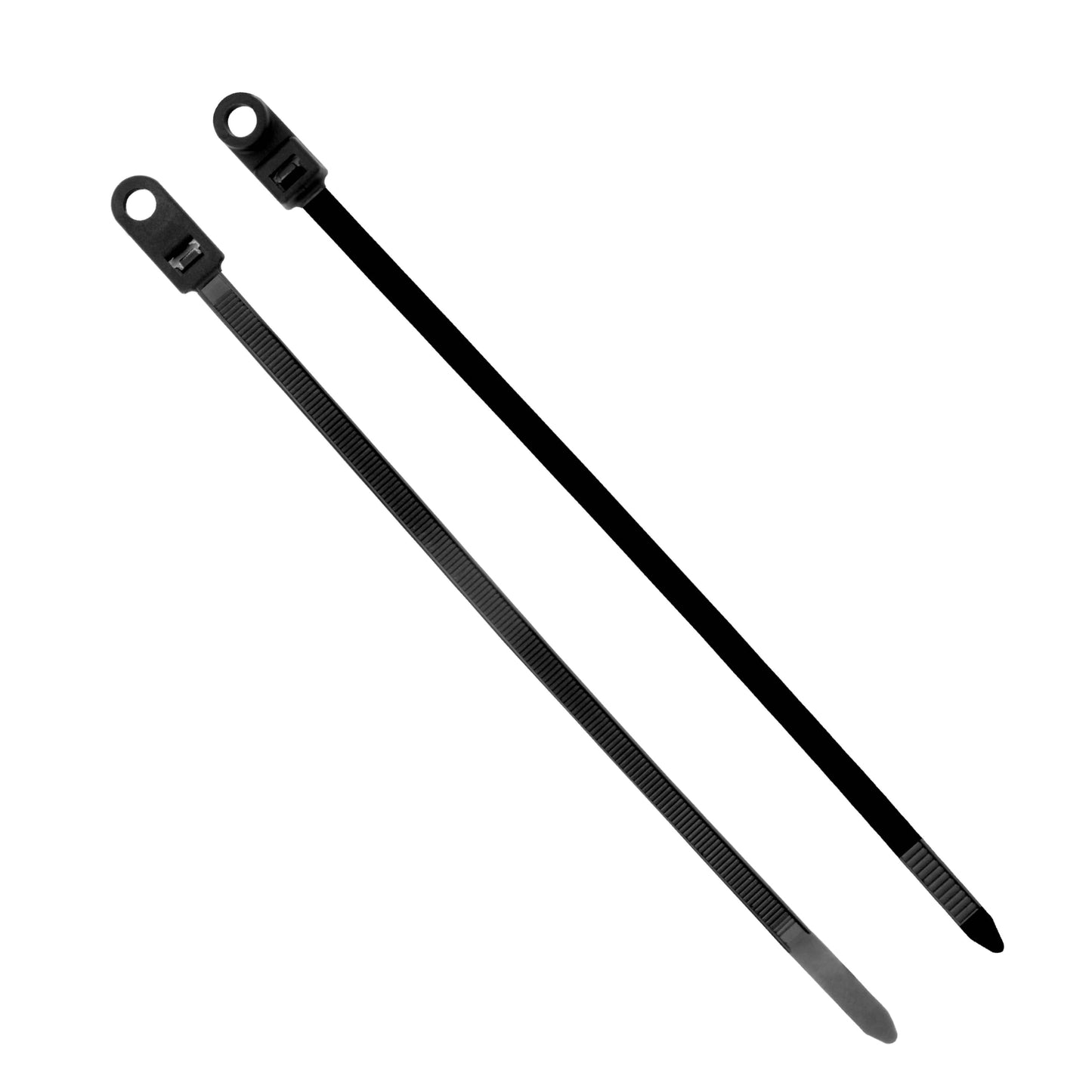 Conext Link 100 Nylon Cable Wire Zip Ties Mounting Hole Nail Screw 50 LBS 10" Inch Black ?19190?