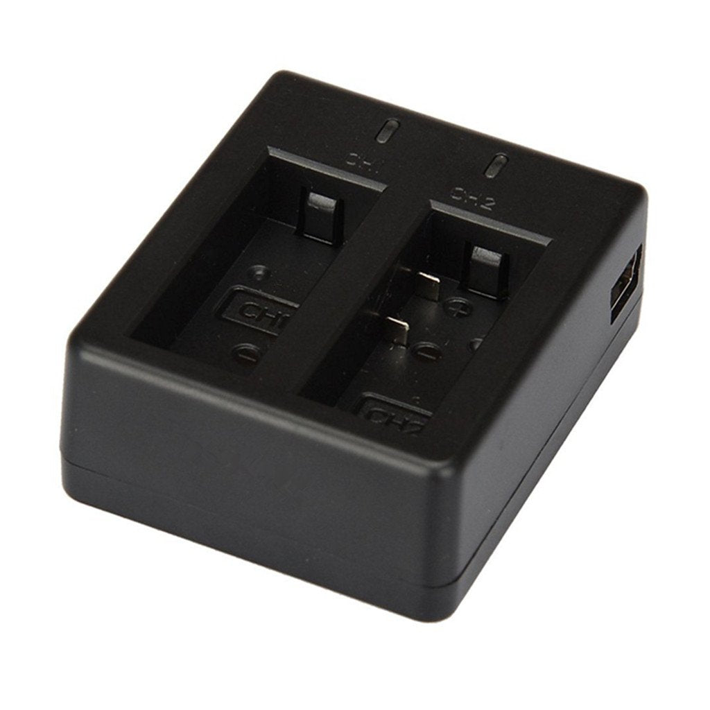 Kastar Dual USB Charger for SJ4000 SJ5000 SJ6000 SJ7000 SJ8000 and SJCAM GeekPro ABLEGRID Waterproof Sports HD Action Camera Camcorder