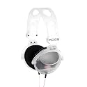 Koss CL/20 Clear Transparent On-Ear Headphones, 80s and 90s Style, Retro Look, 3.5mm Plug, Adjustable Headband, Leatherette Cushions